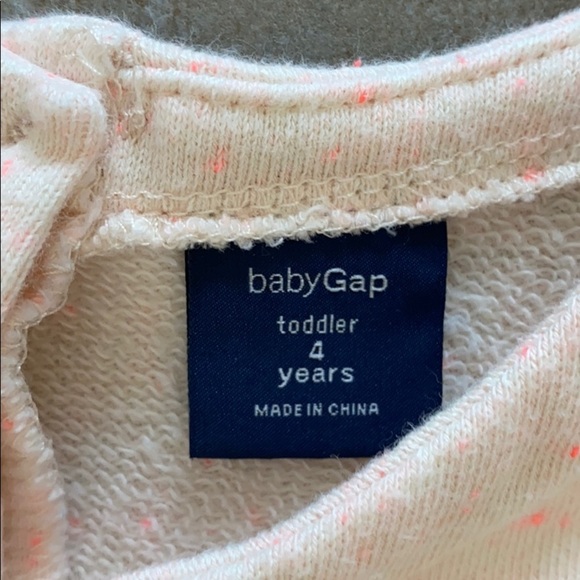 Gap Baby Sweatshirt Dress With Tulle Bottom - Picture 2 of 4